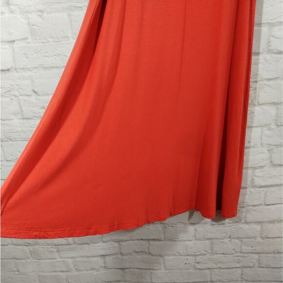 A Old Navy Women's Orange Tank Sleeveless Flowy Spring Summer Swing Dress XS - Picture 3 of 8